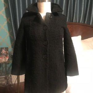 Girls Size 8 Black Gap Button Up Pea Coat